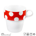 9oz caneca quente vendendo quente da porcelana